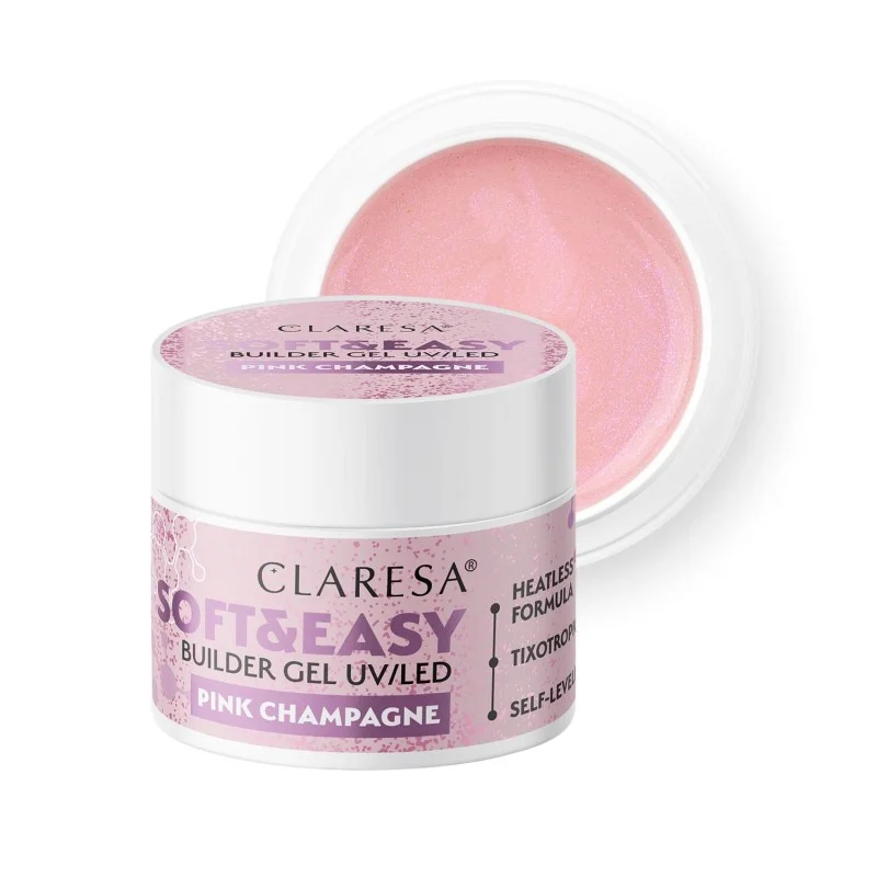 Builder Gel Soft&Easy Blinking Pink 12g Claresa