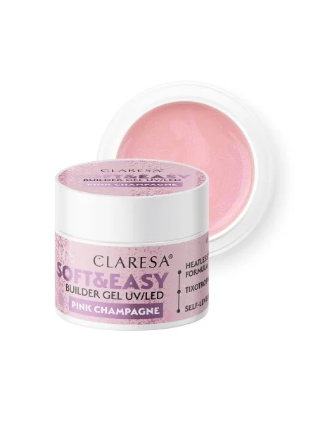 Builder Gel Soft&Easy Blinking Pink 12g Claresa