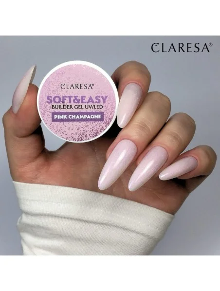 Builder Gel Soft&Easy Blinking Pink 12g Claresa