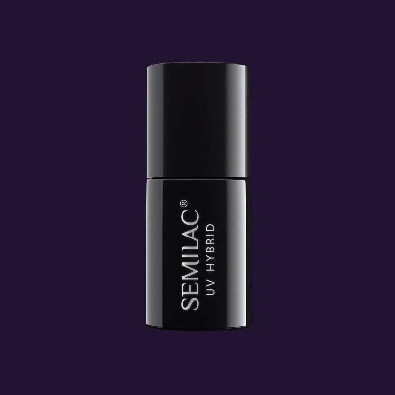 UV Nagellack Semilac 100 Black Purple