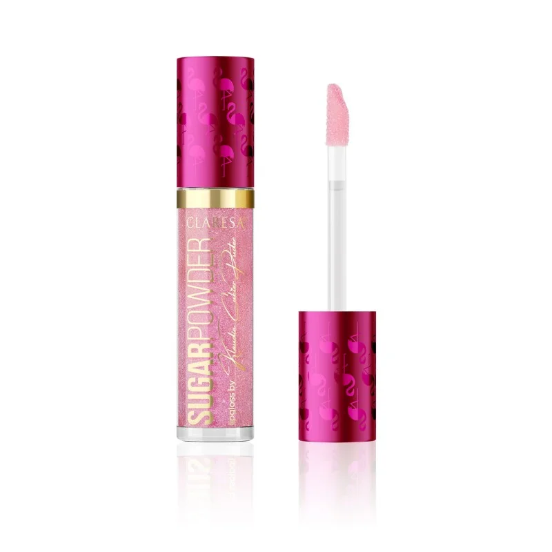 Lipgloss 01 Flamingo Sugar Powder by Klaudia Cukier Puder Claresa