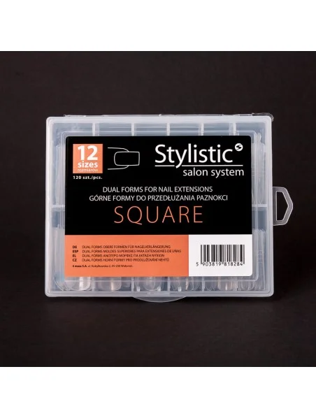 Dual Tips Nagelform für Acrylgel und Gel 120 St. Square Stylistic
