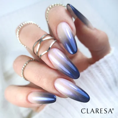 Shimmer Blue Nails Pulver 1g Claresa