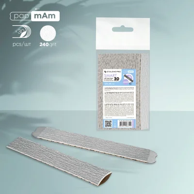 Ersatzfeilen PapMam Soft (Gerade) SMART 20 240 grit (30 Stück) Staleks