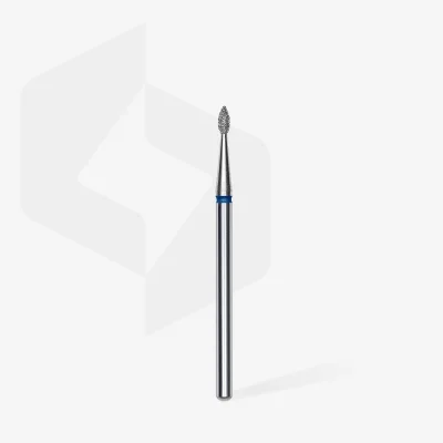 Diamantfräser Tropfen Blau, Durchmesser 1.6 Mm / Arbeitsteil 4 Mm Staleks