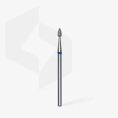 Diamantfräser Tropfen Blau, Durchmesser 2.3 Mm / Arbeitsteil 5 Mm Staleks