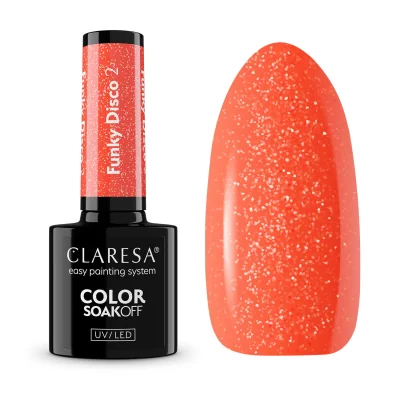 2 Funky Disco UV Nagellack 5 ml Claresa