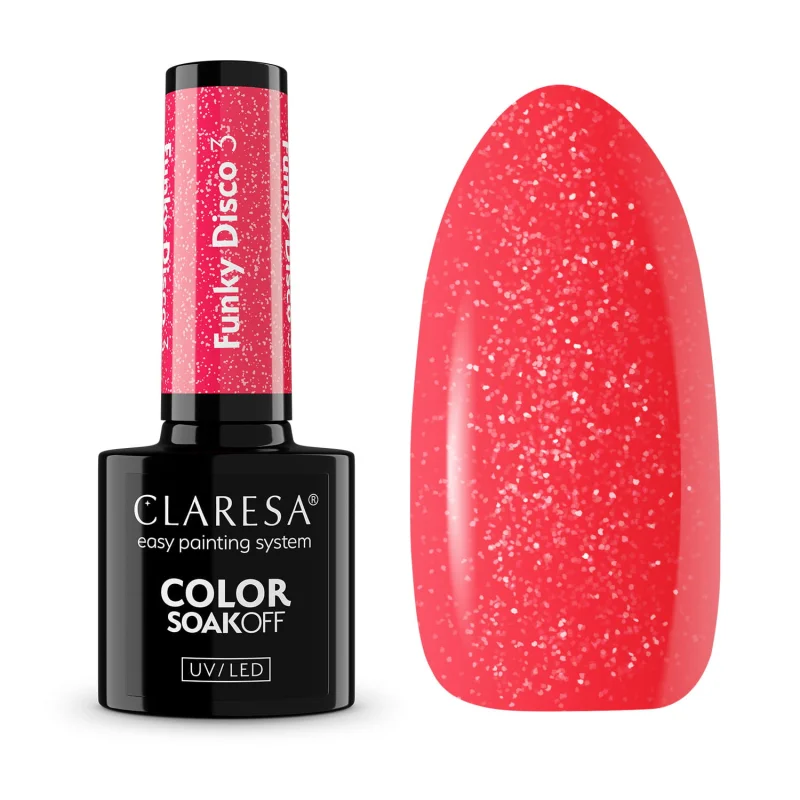 3 Funky Disco UV Nagellack 5 ml Claresa