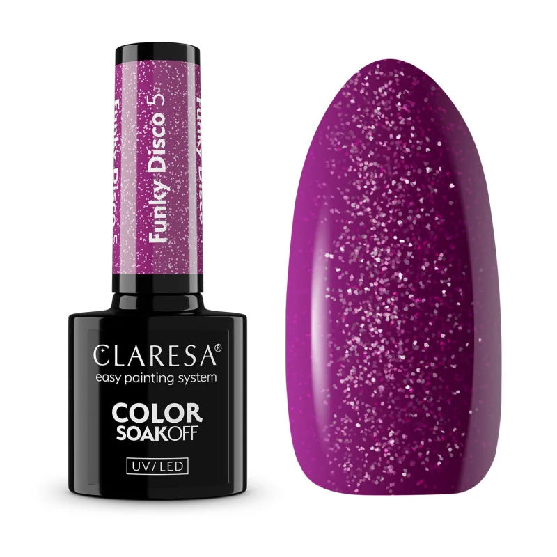 5 Funky Disco UV Nagellack 5 ml Claresa