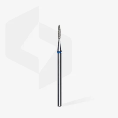 Diamantfräser Flamme Blau, Durchmesser 1.4 Mm / Arbeitsteil 8 Mm Staleks