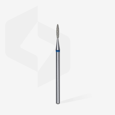 Diamantfräser Flamme Blau, Durchmesser 1.6 Mm / Arbeitsteil 8 Mm Staleks