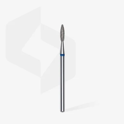 Diamantfräser Flamme Blau, Durchmesser 2.1 Mm / Arbeitsteil 8 Mm Staleks