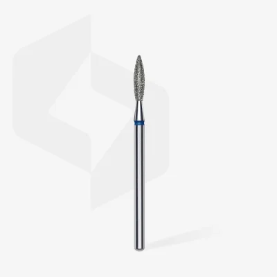 Diamantfräser Flamme Blau, Durchmesser 2.3 Mm / Arbeitsteil 10 Mm Staleks