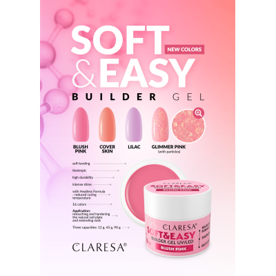 Builder Gel Soft&Easy Lilac 90g Claresa