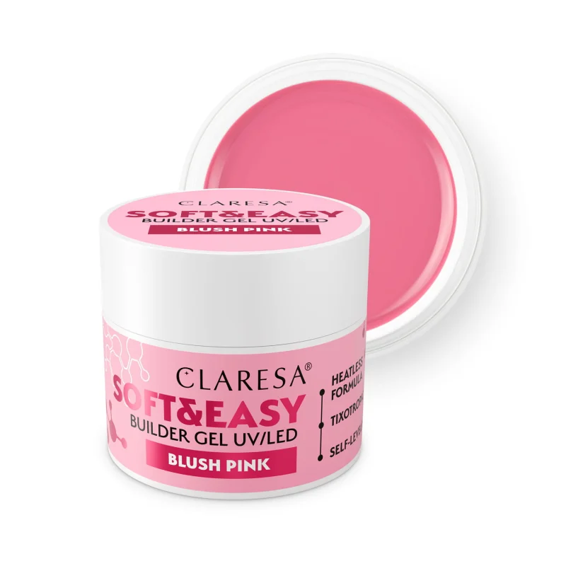 Builder Gel Soft&Easy Blush pink 90g Claresa