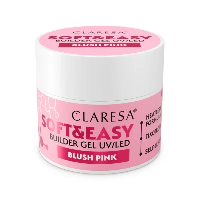 Builder Gel Soft&Easy Blush pink 90g Claresa