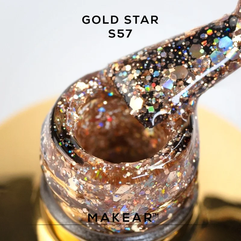 S57 Gold Star UV Nagellack...