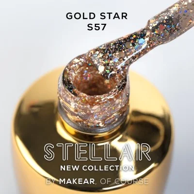 S57 Gold Star UV Nagellack 8 ml Makear