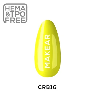 CRB16 Bahama Yellow Rubber Base 8ml Makear