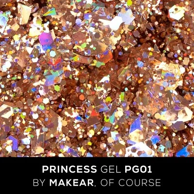 Princess Gel - Gold PG01 Makear 5ml