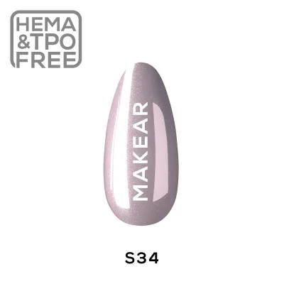 S34 Princess UV Nagellack 8 ml Makear