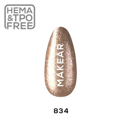 834 Glitter UV Nagellack 8 ml Makear