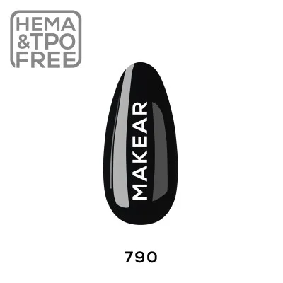 790 Black UV Nagellack 8 ml Makear