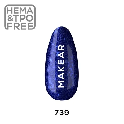 739 Glamour UV Nagellack 8 ml Makear