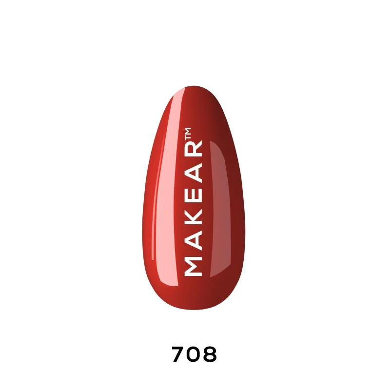 708 Red UV Nagellack 8 ml Makear