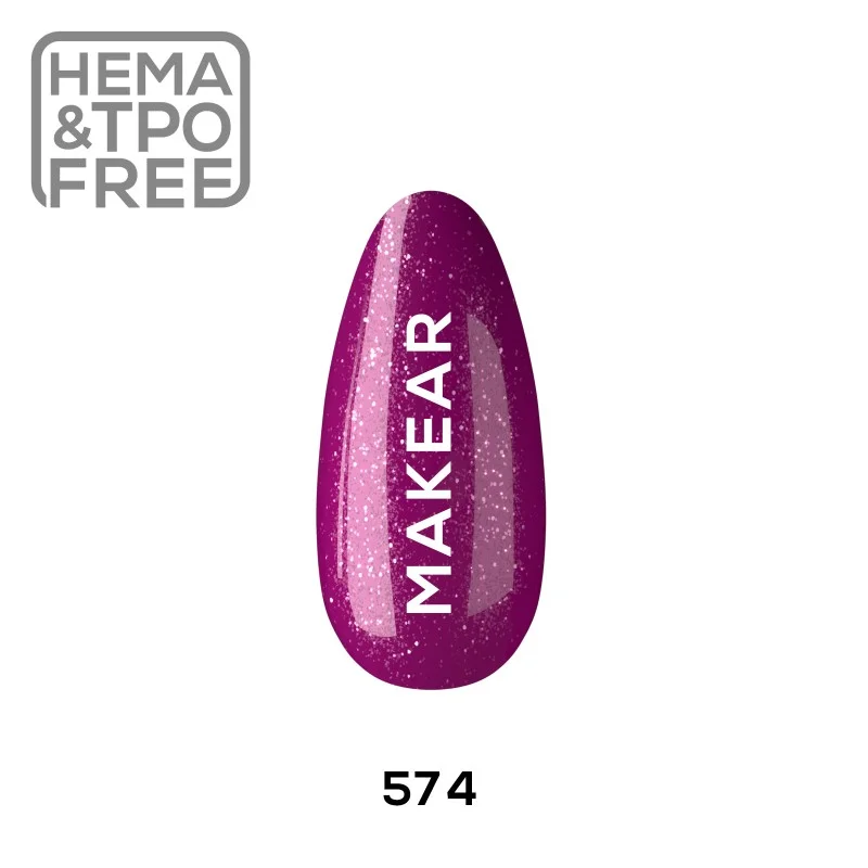 574 Glitter UV Nagellack 8 ml Makear