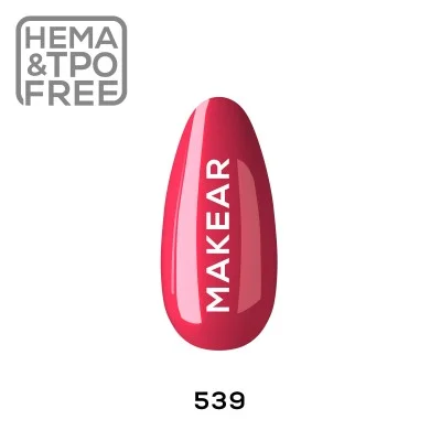 539 Red UV Nagellack 8 ml Makear