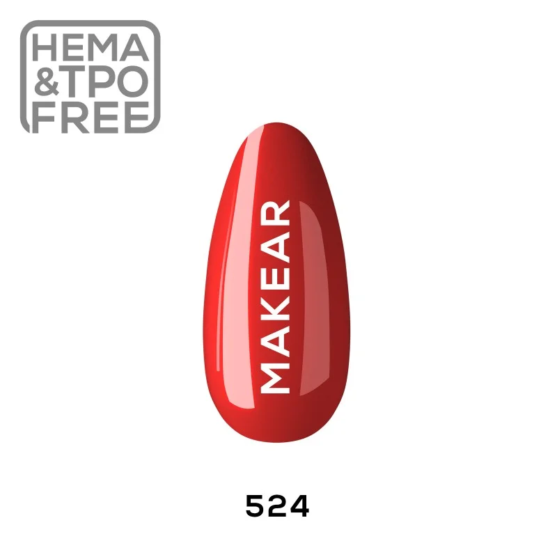 524 Red UV Nagellack 8 ml Makear