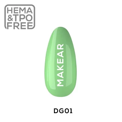 DG01 Glow In The Dark UV Nagellack 8 ml Makear