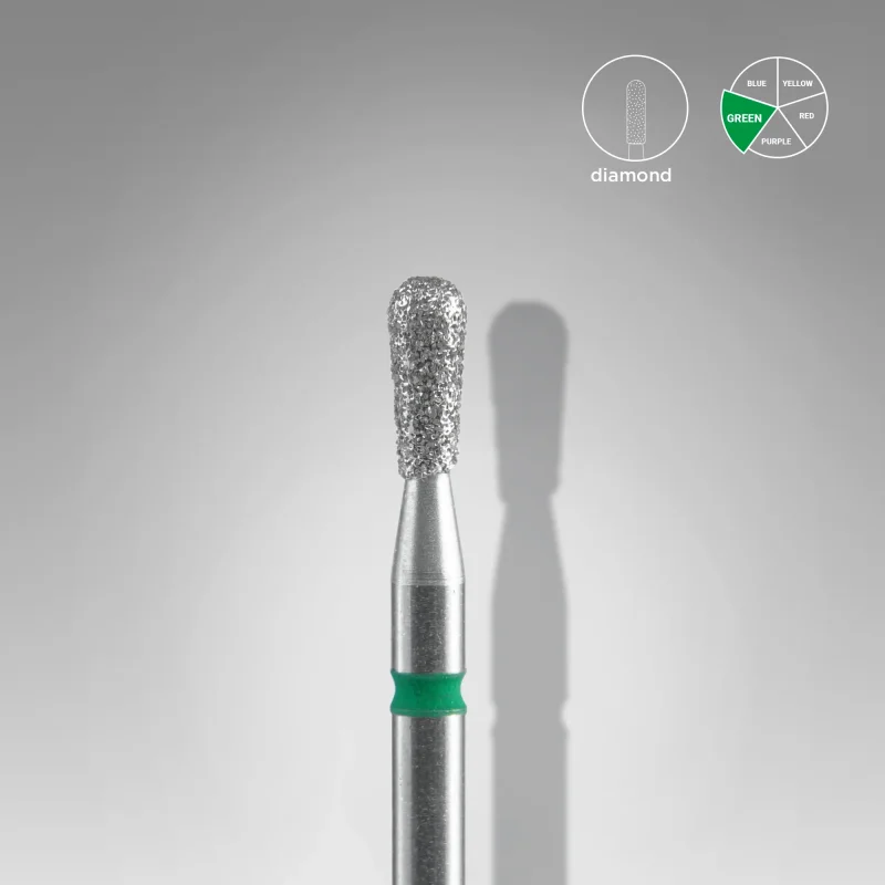 Diamantfräser match green EXPERT Kopfdurchmesser 2,3 mm / Arbeitsteil 5 mm Staleks