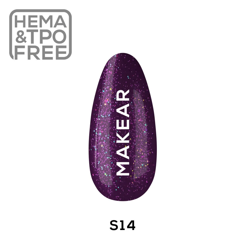 S14 Violetclaw UV Nagellack 8 ml Makear