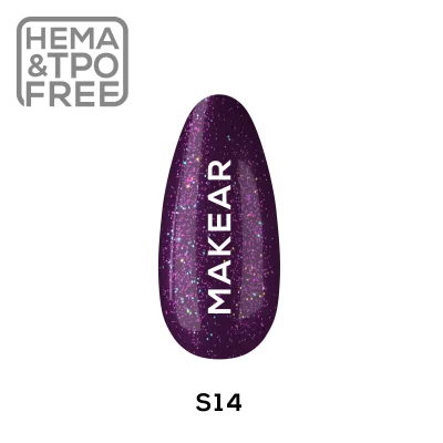 S14 Violetclaw UV Nagellack 8 ml Makear