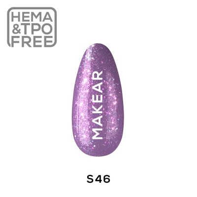 S46 Violetino UV Nagellack 8 ml Makear