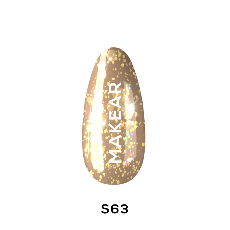 S63 Gold Star UV Nagellack 8 ml Makear