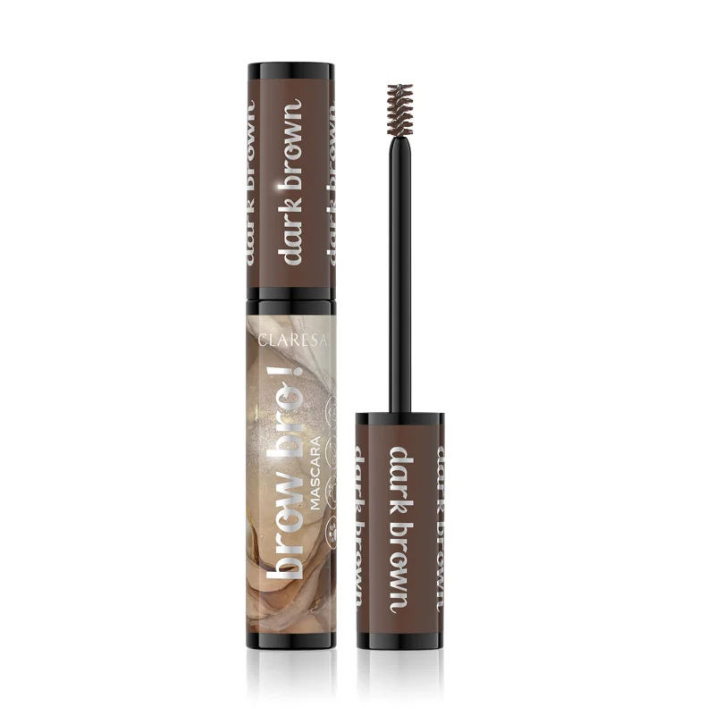 BROW BRO! 02 Dark Brown Eyebrow Mascara 8ml Claresa