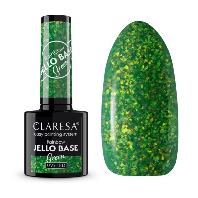 Rainbow Jello Base Green 5 ml Claresa