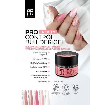 Pro Control Builder Gel MILKY WHITE 45g PaluCosmetics