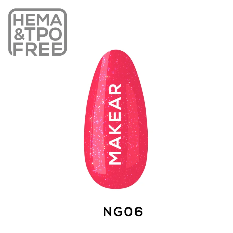 NG06 Neon Glitter UV Nagellack 8 ml Makear