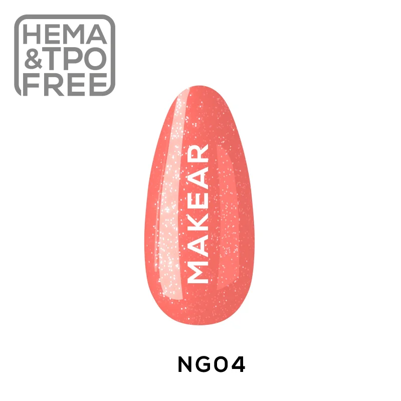 NG04 Neon Glitter UV Nagellack 8 ml Makear