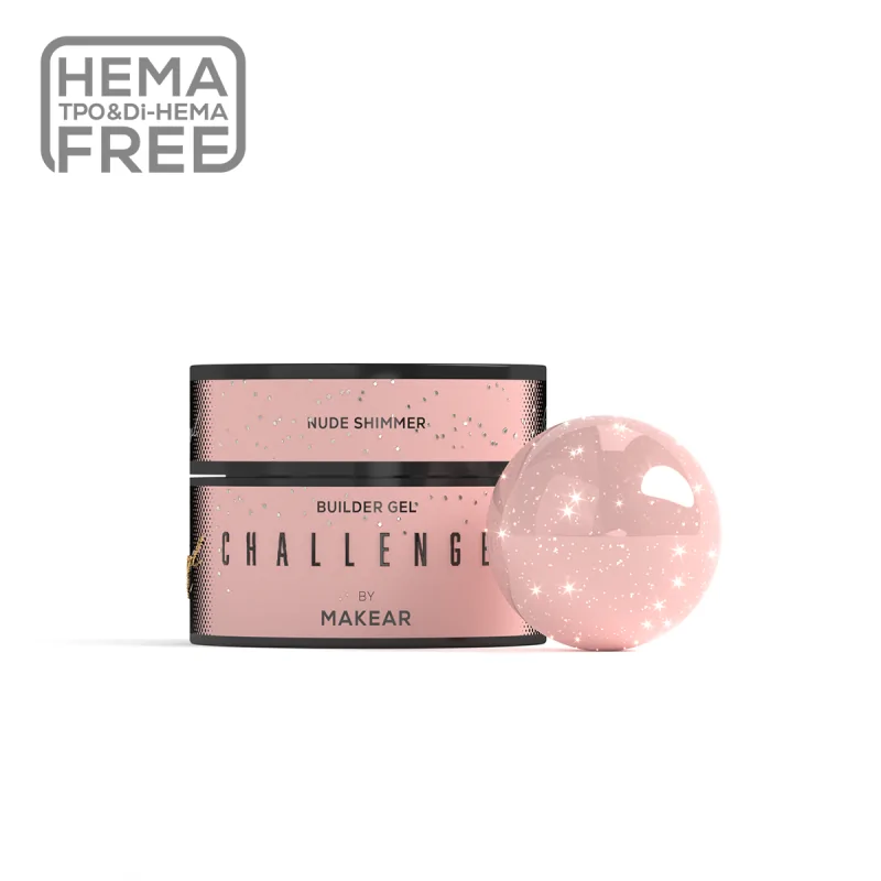 Builder Gel Challengel Shimmer Nude HG16 Makear 50 ml