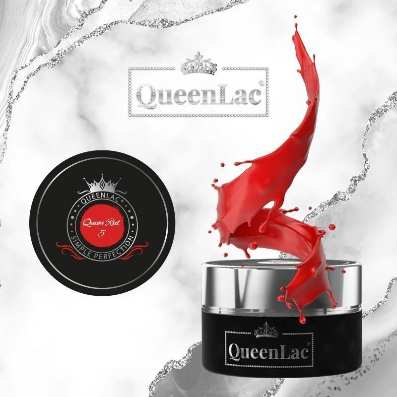 005 Naturharz UV Nagellack Queen Red 5ml