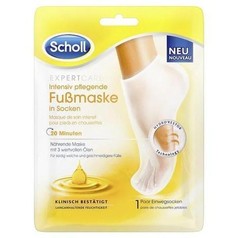 Intensiv Pflegende Fußmaske in Socken Scholl