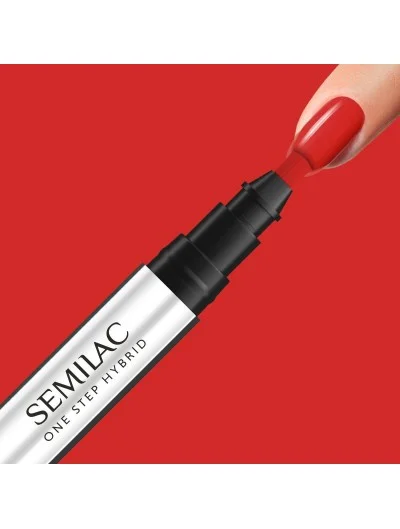 S530 Semilac One Step UV Nagellack Stift 3in1 Scarlet