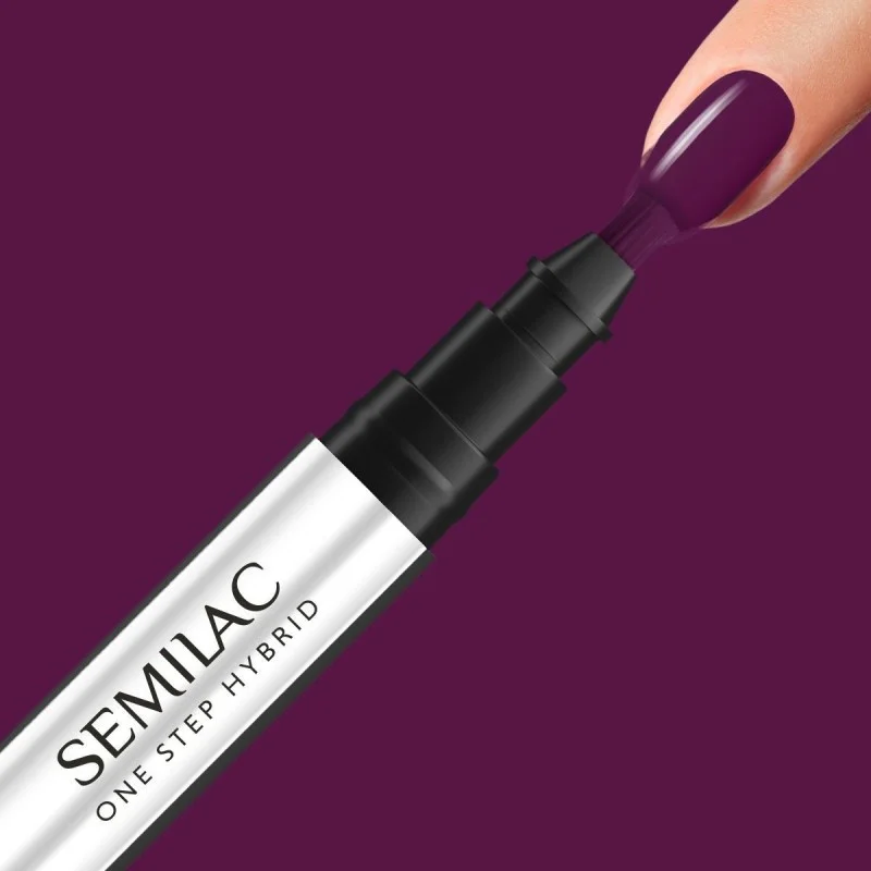 S780 Semilac One Step UV Nagellack Stift 3in1 Plum Wine