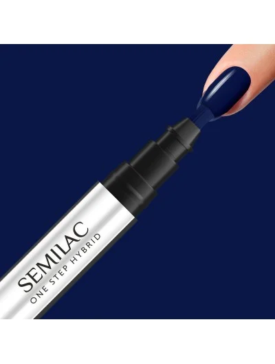 S890 Semilac One Step UV Nagellack Stift 3in1 Midnight Blue