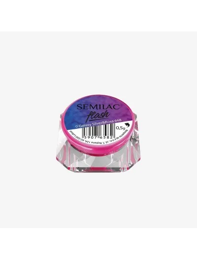 Semilac Flash Galaxy Silver&Rosa 668